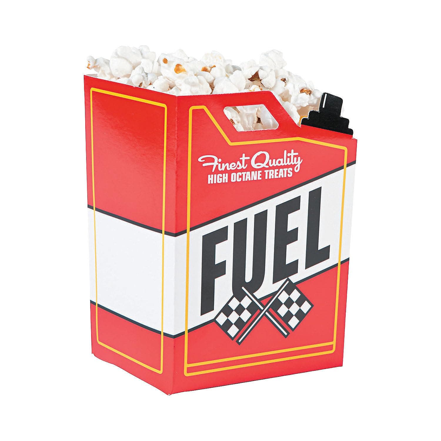 Fun Express Race Car Fuel Can Popcorn Treat Boxes – Perfect for Racing - Themed Birthday - Parties Fun Popcorn Containers for Kids Ideal for Party Favors and Goodie Bags – 24 Pieces - Multi-colored