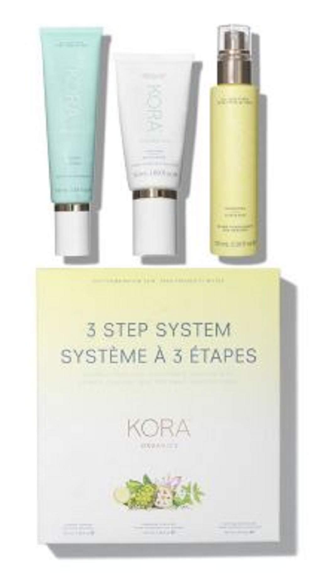 Exclusive New KORA ORGANICS 3 Step System - Oily/Combination