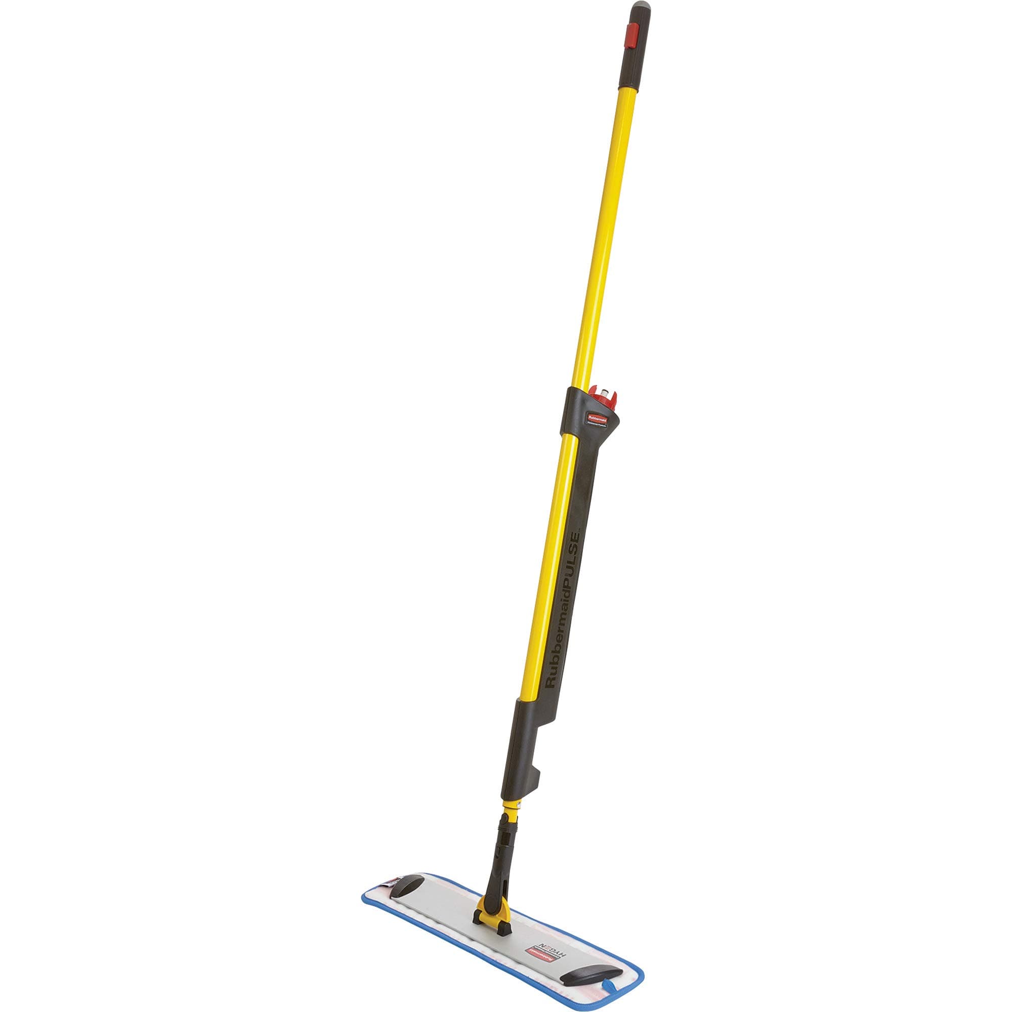 Rubbermaid Commercial Products HYGEN PULSE Single Sided Microfiber Spray Mop Kit for Hardwood/Tile/Laminated Floors, Yellow, Perfect for Kitchen/Lobby/Bathroom/Janitorial Cleaning (1835528)