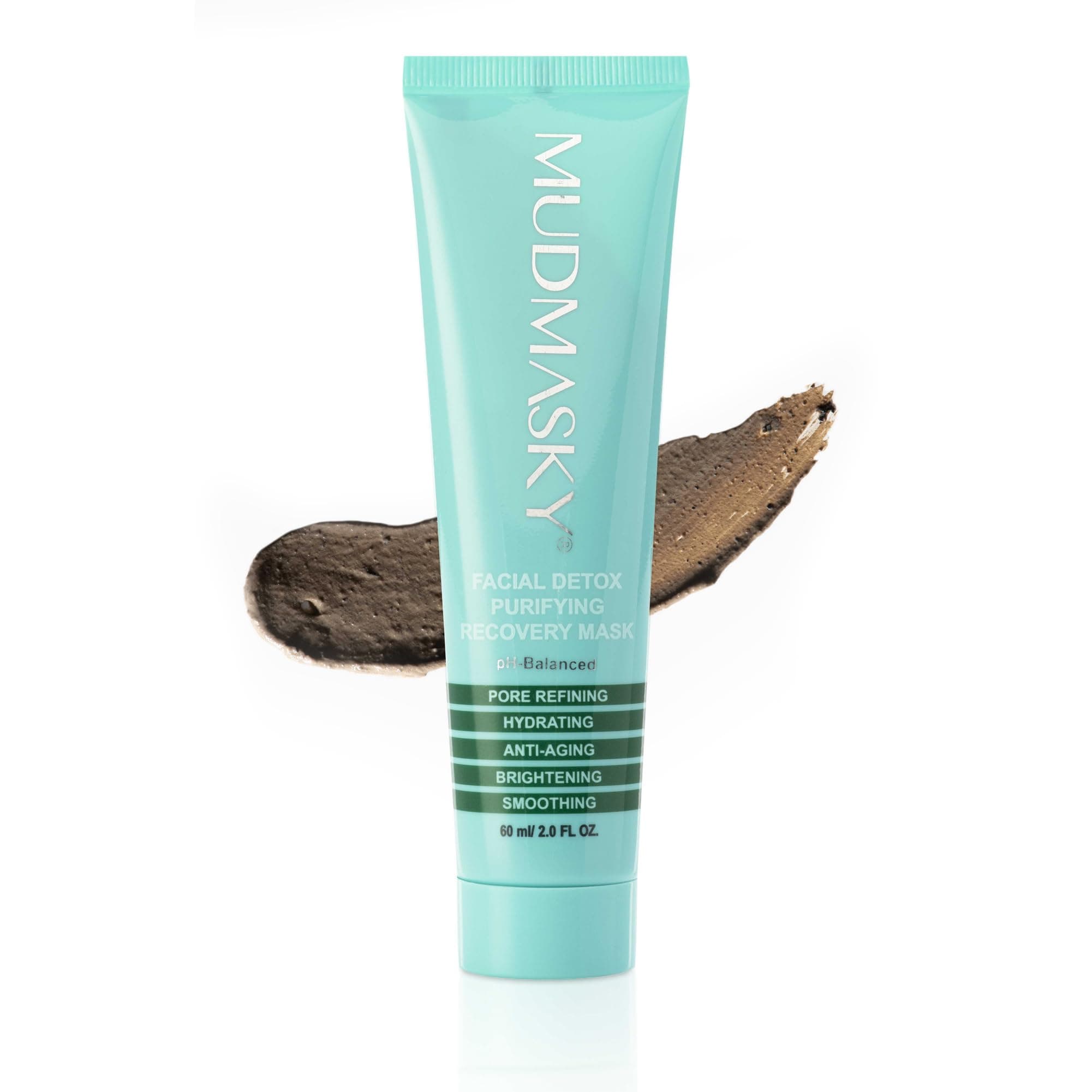 Facial Detox Purifying Recovery Mud Mask. The original Japanese Matcha Clay Mask since 2015. Reduces Acne, Blackheads, and Pores. Clean, Vegan, Gluten Free. As seen in IPSY - 2.0 fl oz.