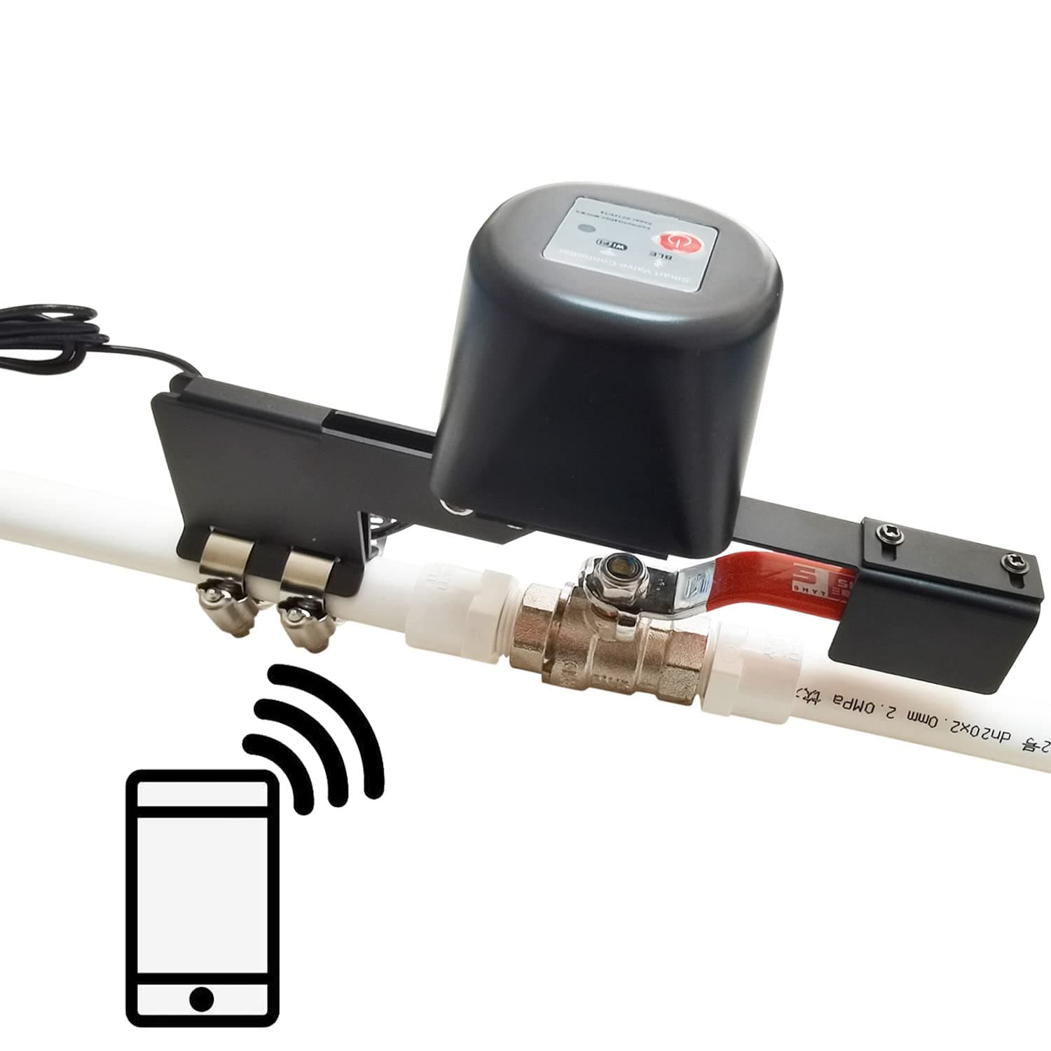 WiFi Valve Controller with Bluetooth Smart Water Valve Automatic Remote Control Voice Control Smart Life & Tuya For Alexa Google Assistant