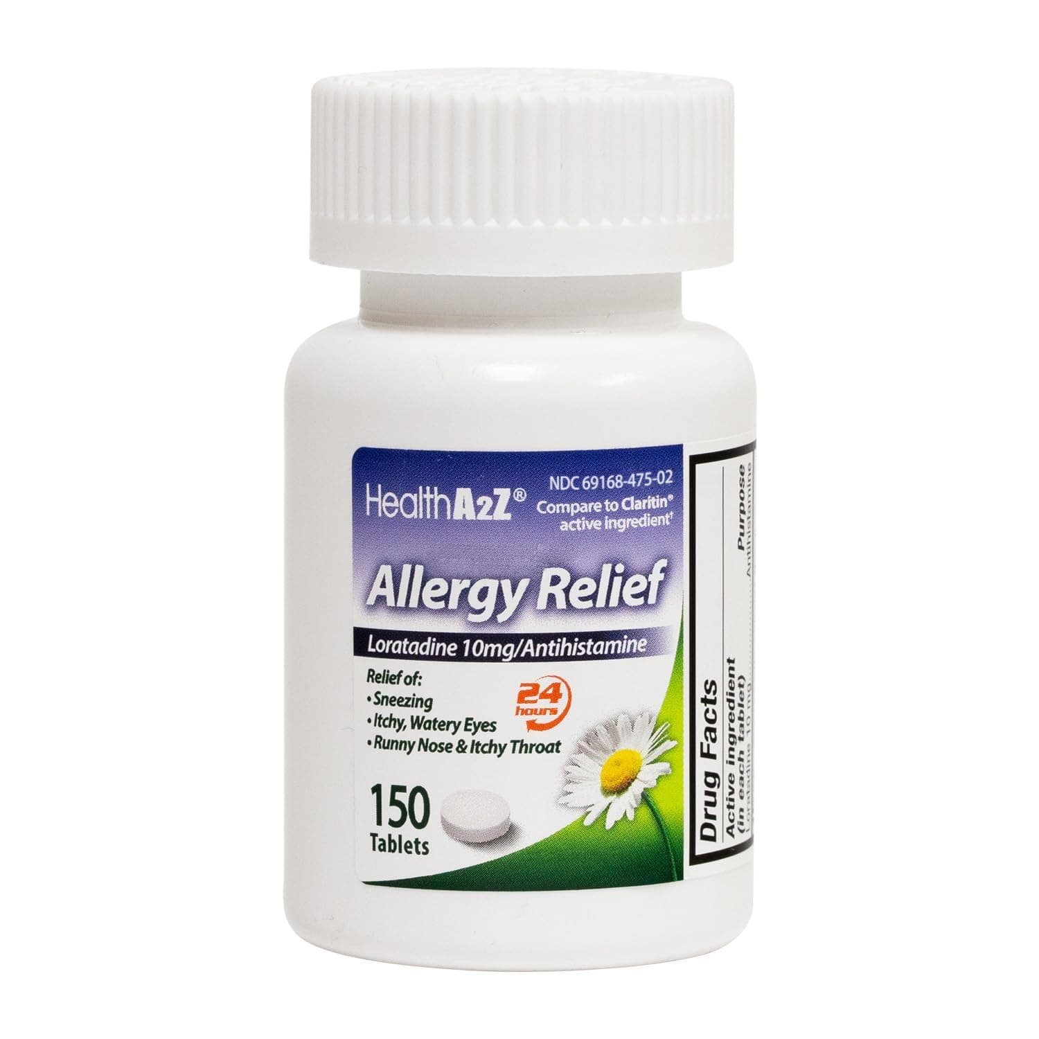 Allergy Relief | Loratadine 10mg | Antihistamine | Relief from Itchy Throat, Sneezing, Runny Noses |24-Hours Allergy Medicine (150 Tablets)