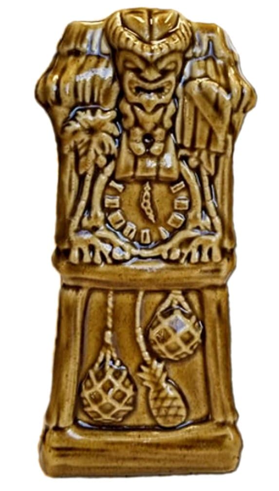 Hawaiian Ku Ku Clock Ceramic Tiki Mug - Limited Edition - Retired