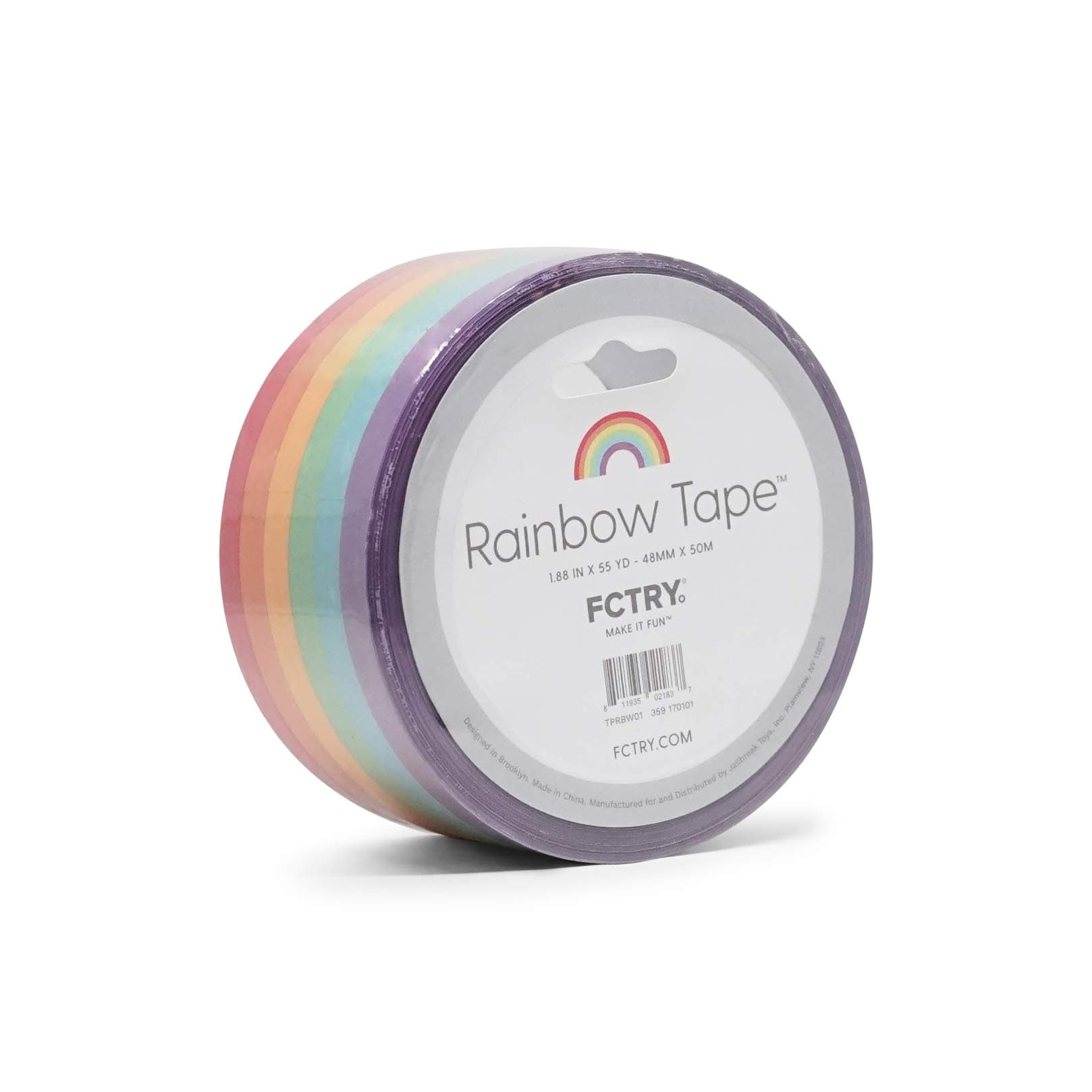 Rainbow Tape for Packing or Crafting, Set of 1
