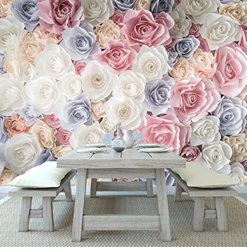 azutura Paper Roses Wall Mural Wallpaper available in 8 Sizes Digital