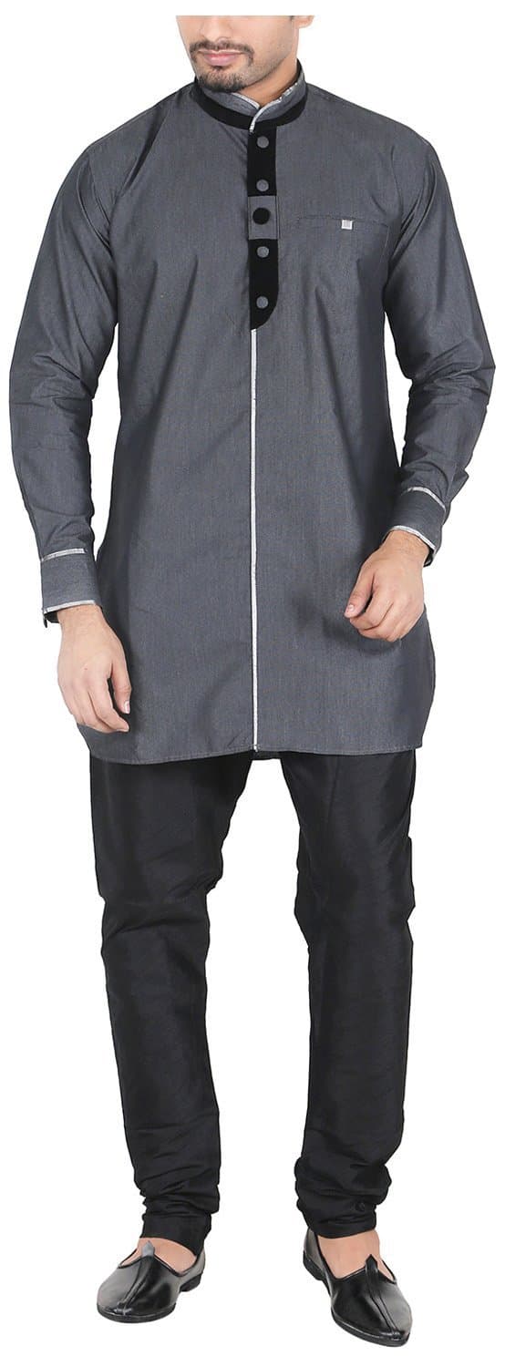 NEW LOOKSMen's Linen Kurta and Pyjama Set