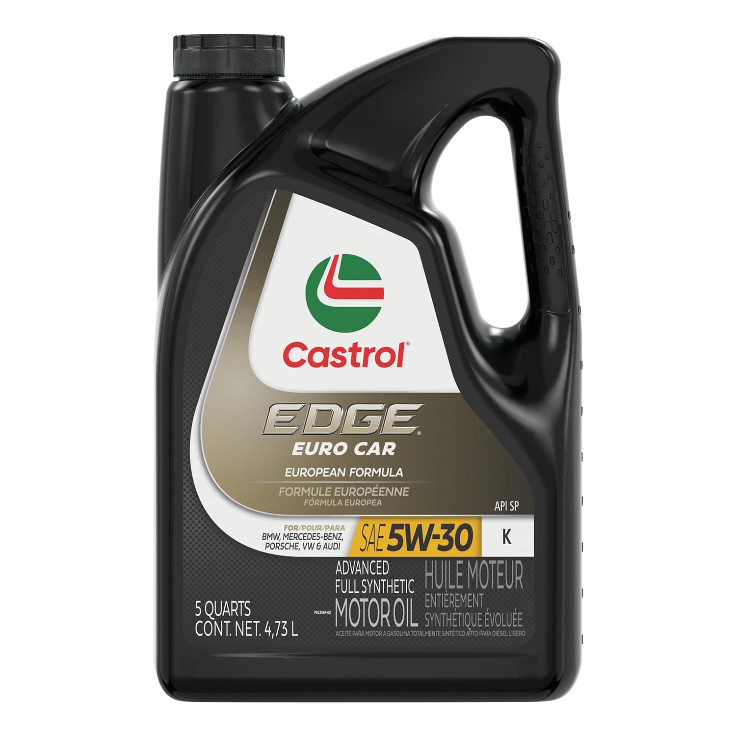 Castrol Edge 5W-30 K Advanced Full Synthetic Motor Oil, 5 Quarts