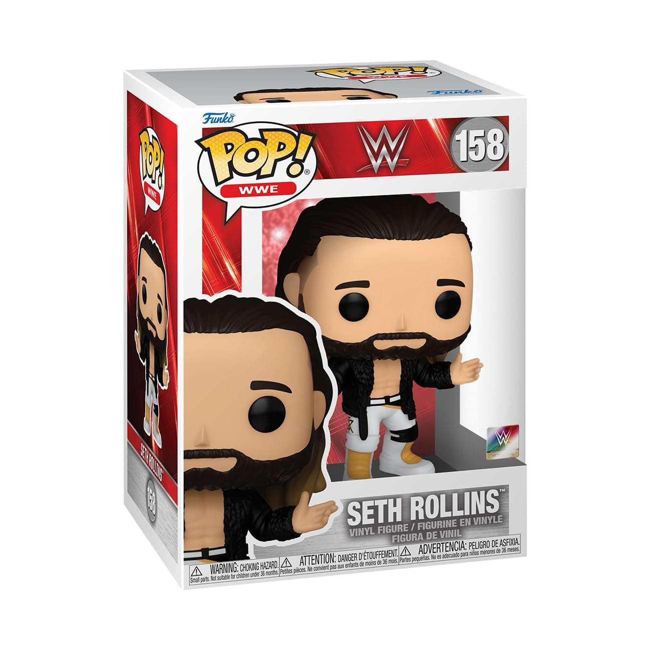Funko POP! WWE: Seth Rollins with Coat - Collectable Vinyl Figure - Gift Idea - Official Merchandise - for Kids & Adults - Sports Fans - Model Figure for Collectors and Display