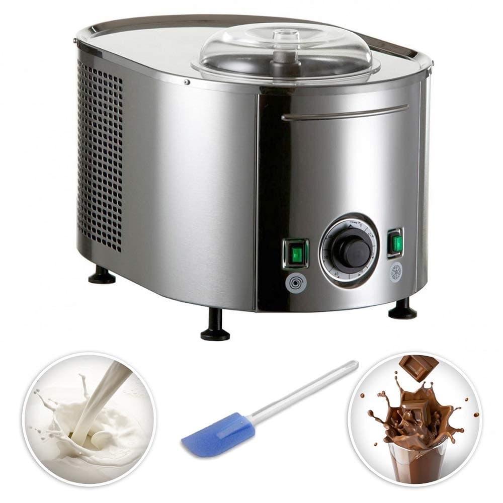 – Musso MINI Lussino 4080 Gourmet Ice Cream Maker – No Freezer Bowl Required - Enjoy Real Italian Gelato & Creamy Frozen Desserts Made Easily at Home – Just Add Healthy Ingredients – Automatic Shut Off
