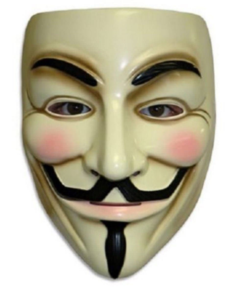 V for Vendetta Mask Costume Accessory