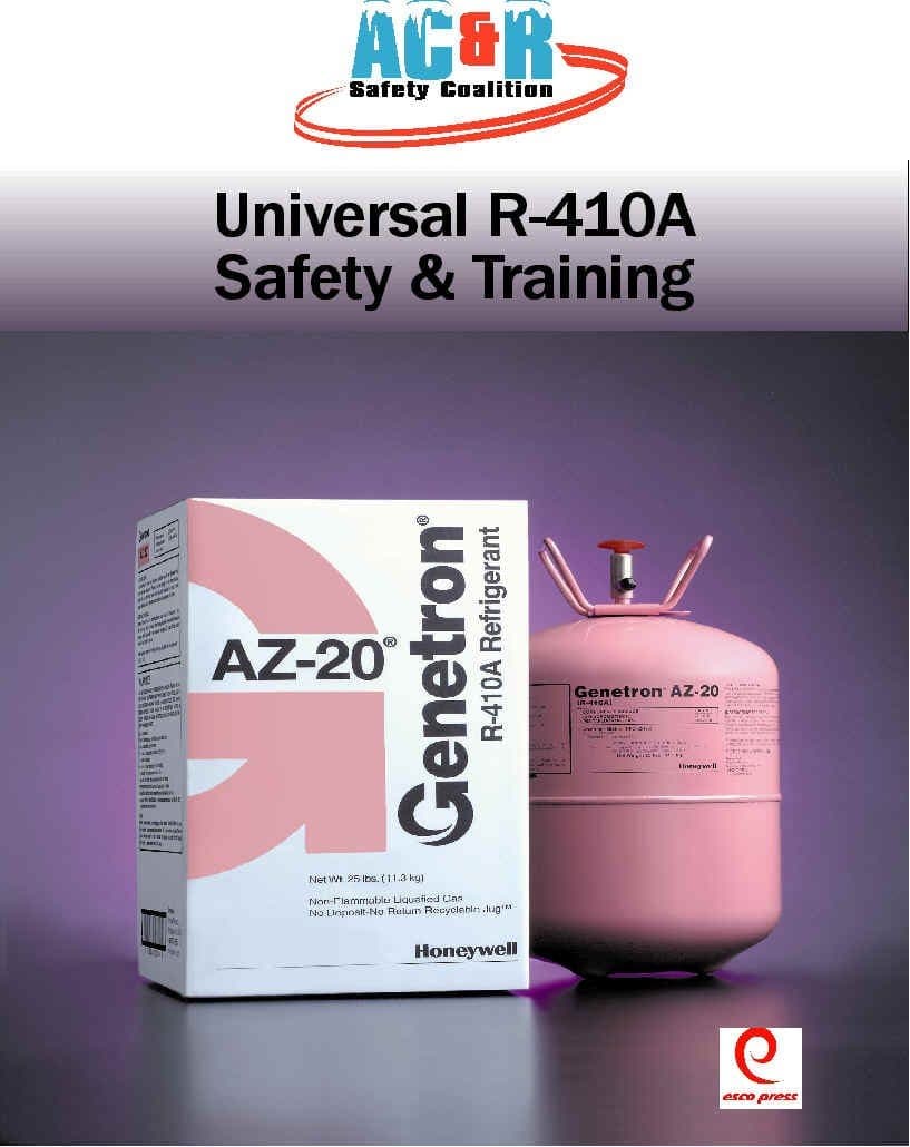The Hvac/R Professional's Field Guide to Universal R-410a Safety & Training: Delta-T Solutions