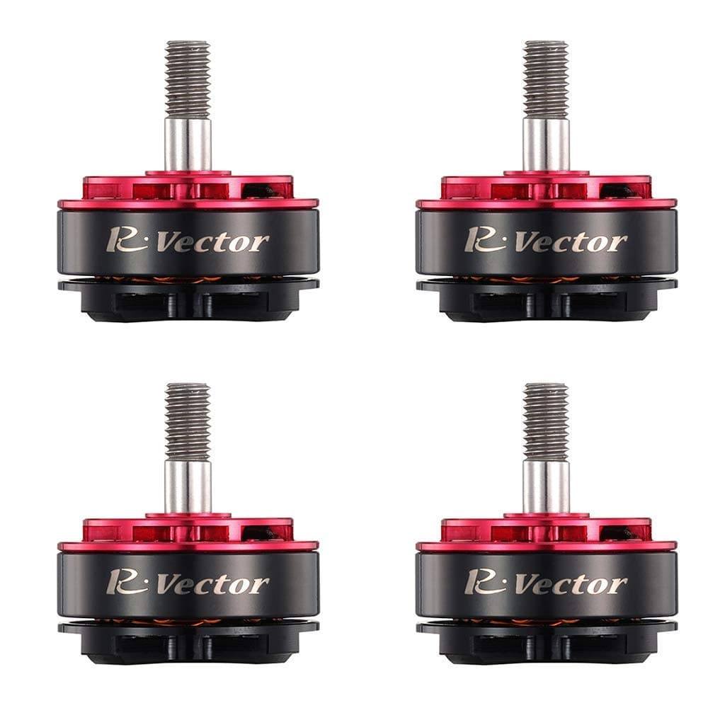 AOKFLY 4pcs RV2205 2300KV/2500KV FPV Brushless Motor 2CW 2CCW 2-4S Lipo Racing Edition Red for QAV210 X220 QAV250 FPV Racing Drone in Red