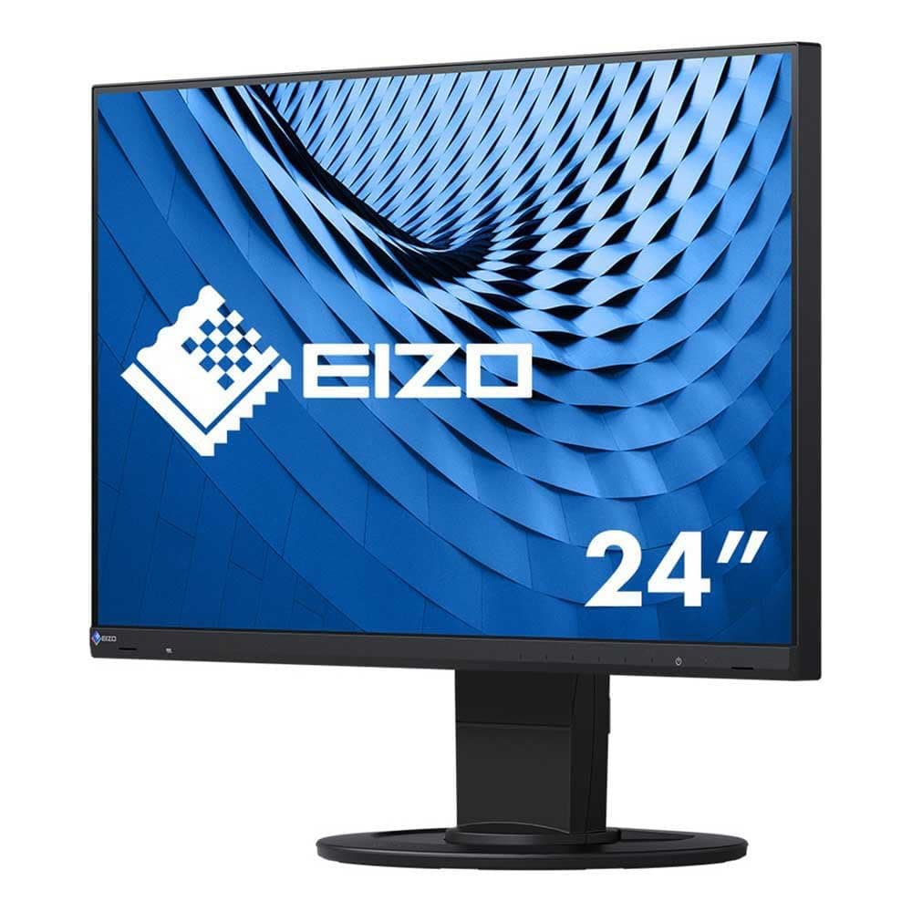 Eizo Eizo, EV2460, 23.8 inch, monitor, 1920x1080 resolution, D-sub mini, display port, hdmi, tilt, swivel, pivot, sRGB, black/White, 5 years warranty