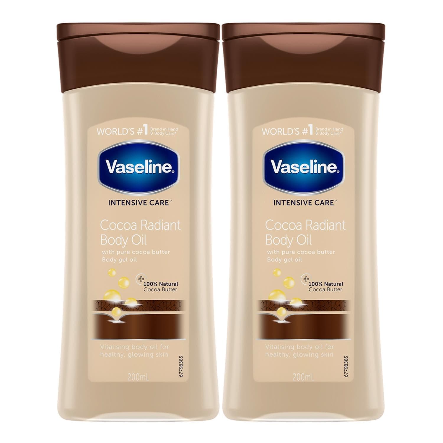Vaseline Total Moisture Cocoa Radiant Body Gel Oil - 6.8 oz - 2 pk