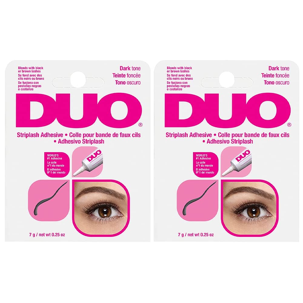 Water Proof Eyelash Adhesive, Dark Tone 1/4 oz (Pack of 2)