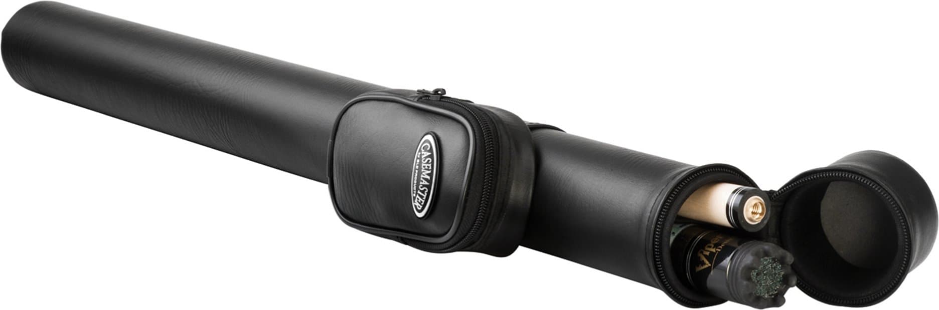 Casemaster Q-Vault Supreme Billiard/Pool Cue Hard Case, Holds 1 Complete 2-Piece Cue (1 Butt/1 Shaft)