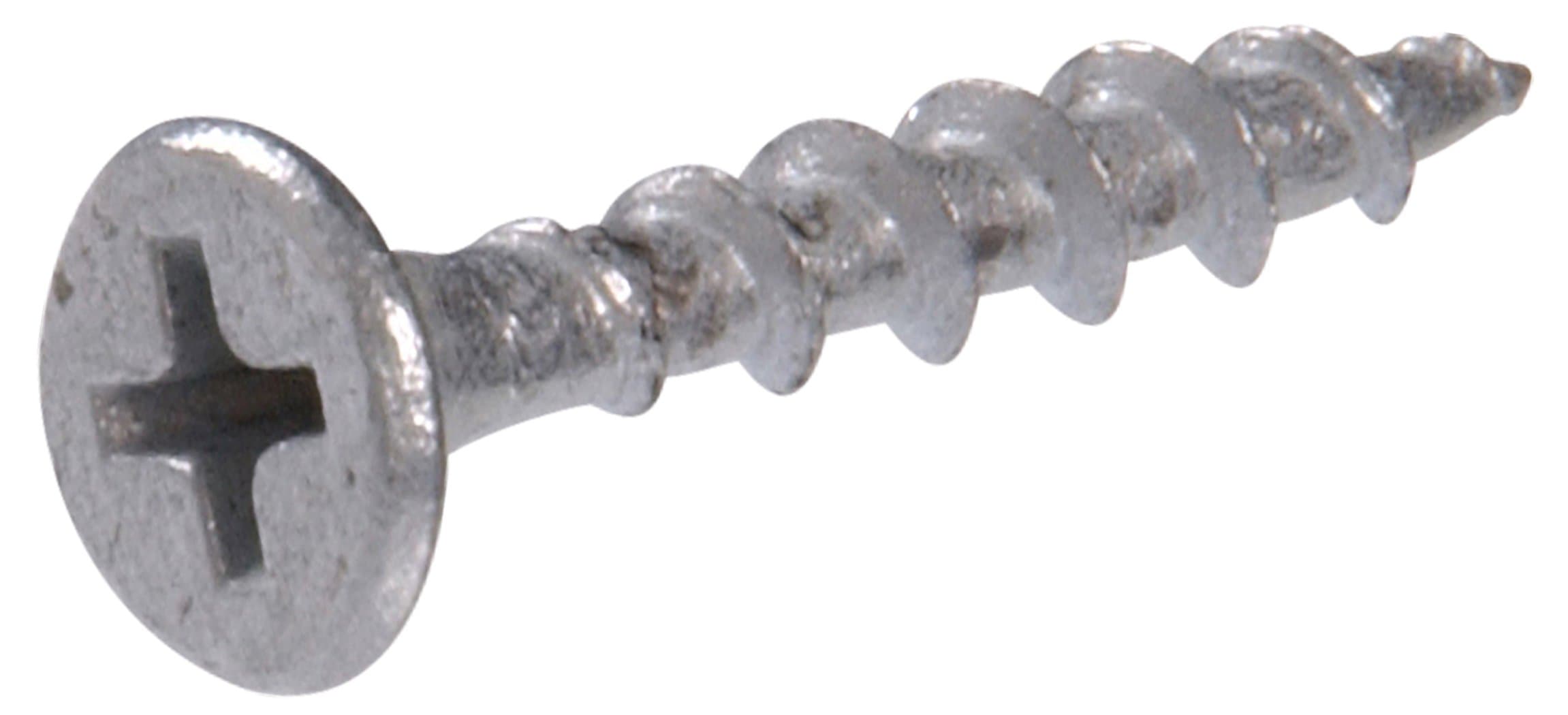 HillmanFasteners 40922 Phillips Galvanized Deck Screw, 6 x 1", 100 Pack