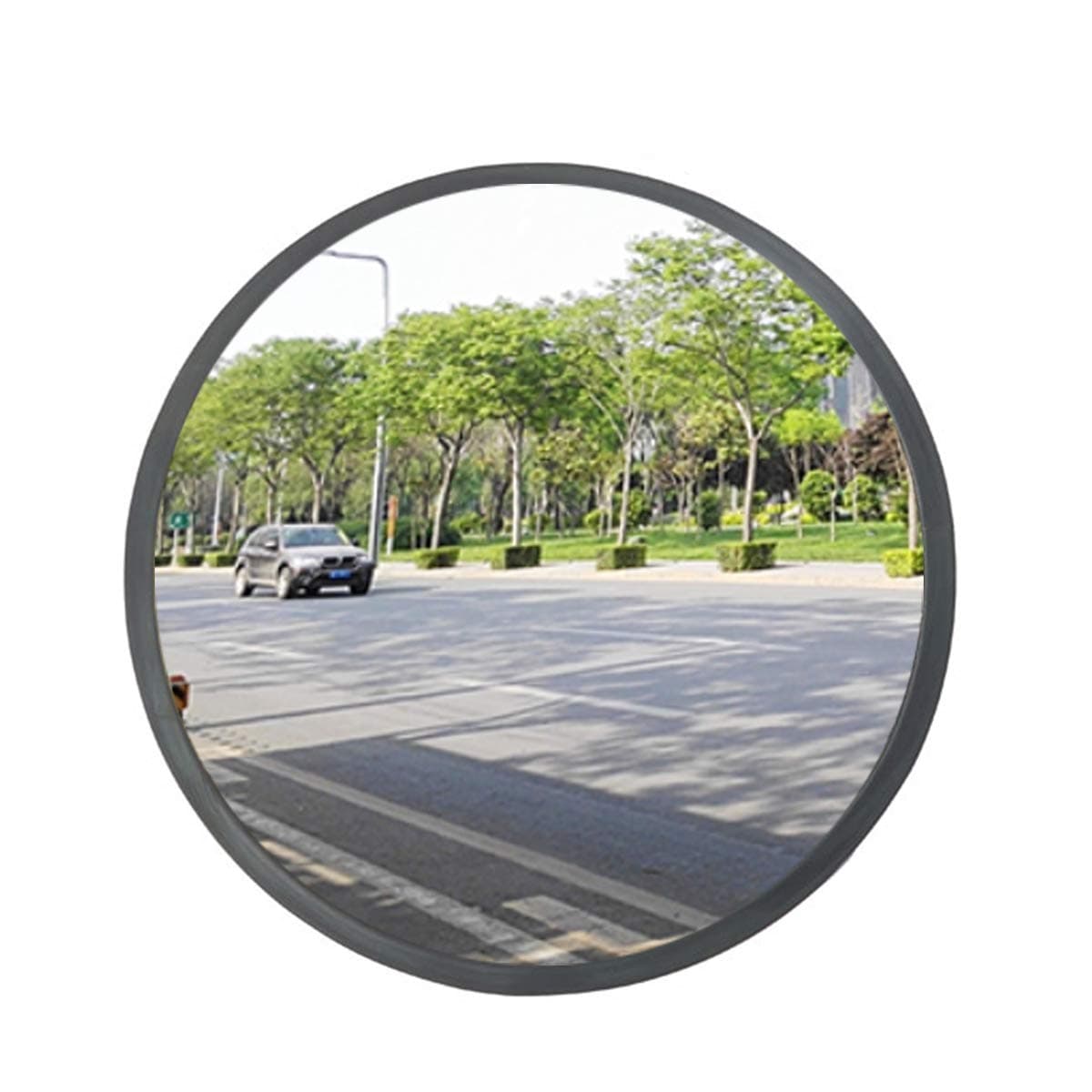ZNL Traffic Wide Angle Blind Spot Curved Convex Road Mirror for Driveway Safety Security 30cm CGJJ01