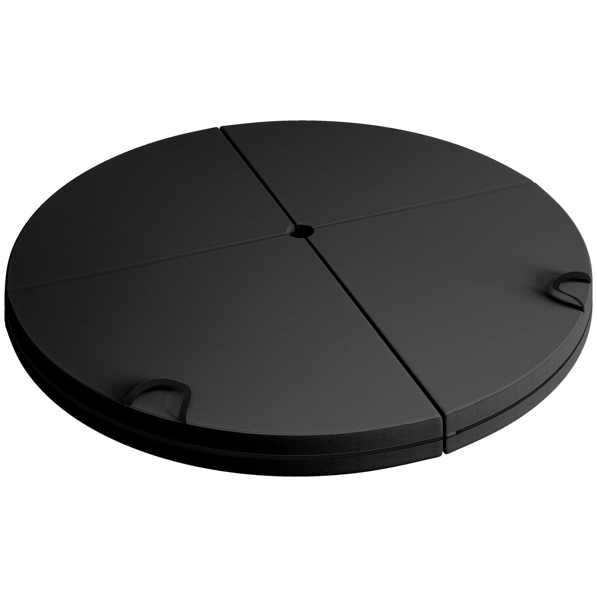 Soozier Pole Dance Crash Mat, 5ft Wide Foldable Pole Padding Crash Pad with Carrying Handles and 3.5" Thick EPE Foam for Dance Training and Exercise, Black