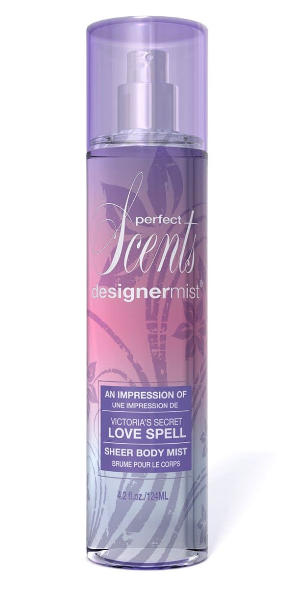 Designer Mist Eau de Toillete Spray, Impression of Love Spell, 4.2 Fluid Ounce
