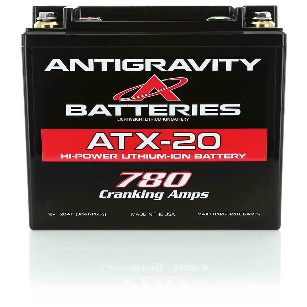 Antigravity Batteries - Ytx20 Case Format 780 Ca, 32 Ah (Pb Eq) 6.875 X 3.44 X 6.125 in (Mm: 174X87X155) Left Negative Terminal (AG-YTX20-L), Standard