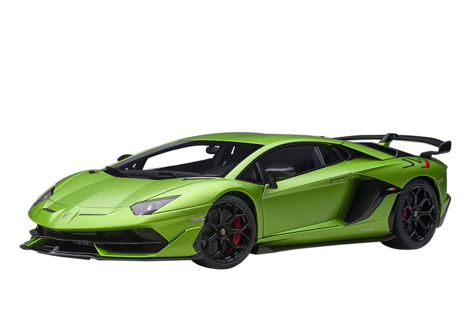 Autoart Lamborghini Aventador SVJ Verde Alceo Matt Green Metallic 1/18 Model Car
