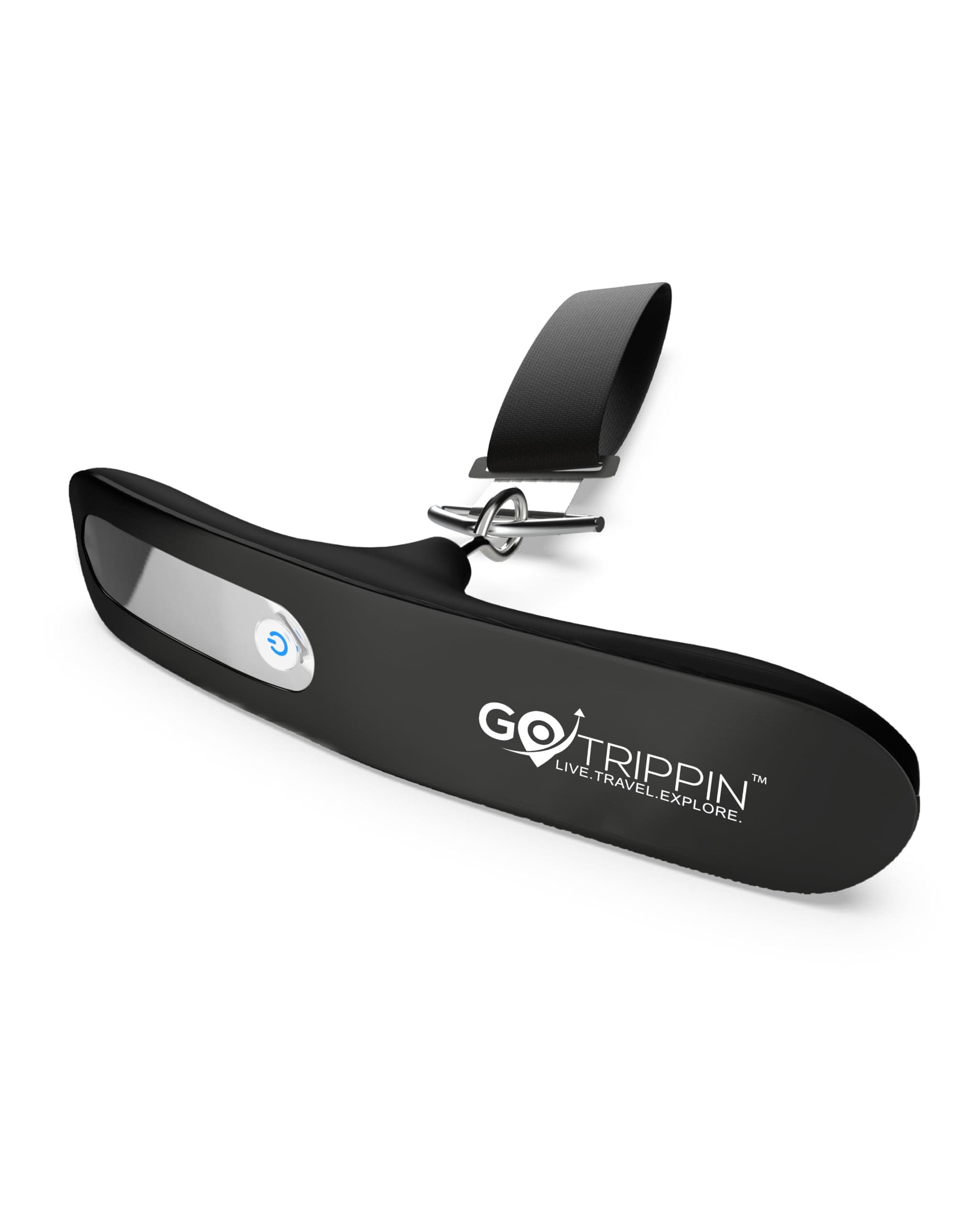 GoTrippin by Destinio Weighing Scale for Luggage - 50 kg capacity, Steel body, Lifetime replacement - Weight Machine for Luggage, travel, flights, bags & baggage (Dark Grey)