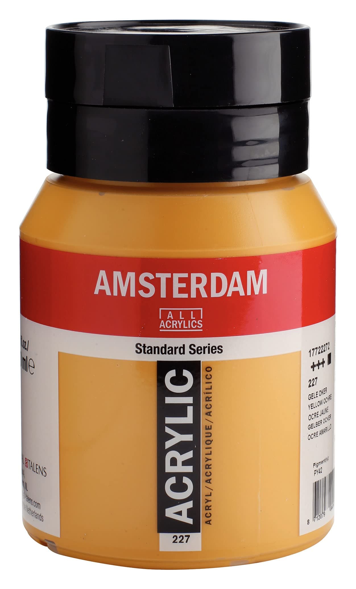AmsterdamStandard Series Acrylic Jar 500 ml Yellow Ochre 227 (17722272)