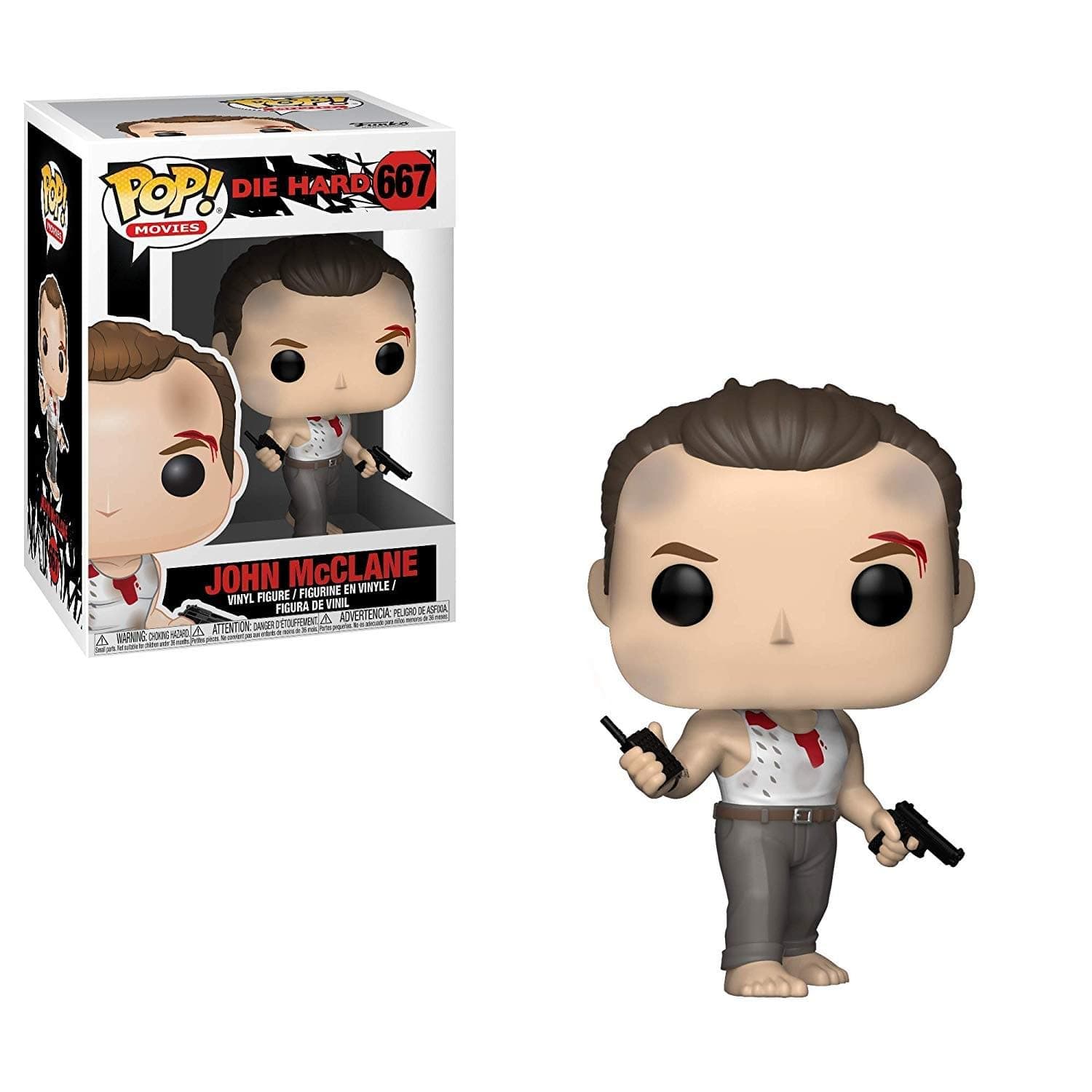Funko POP! Vinyl: Die Hard: John McClane, Multi - Collectable Vinyl Figure - Gift Idea - Official Merchandise - Toys for Kids & Adults - Movies Fans - Model Figure for Collectors and Display