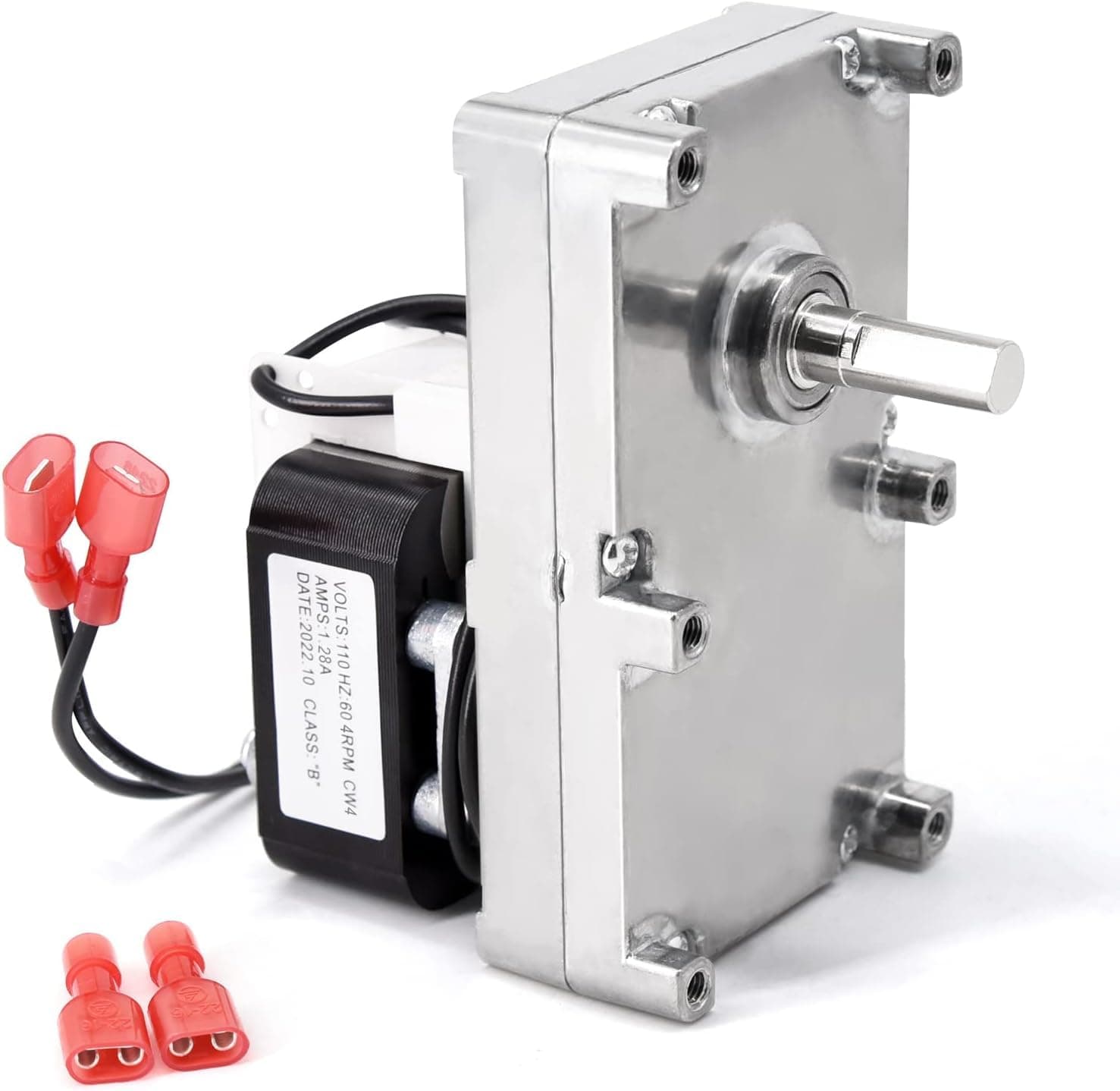 Criditpid Replacement 3-20-60906 Auger Feeder Gear Motor for Harman P43, Accentra 52i, P35i, P68, P61, P38 Pellet Stoves, 4 RPM Clockwise Auger Motor for Harman.