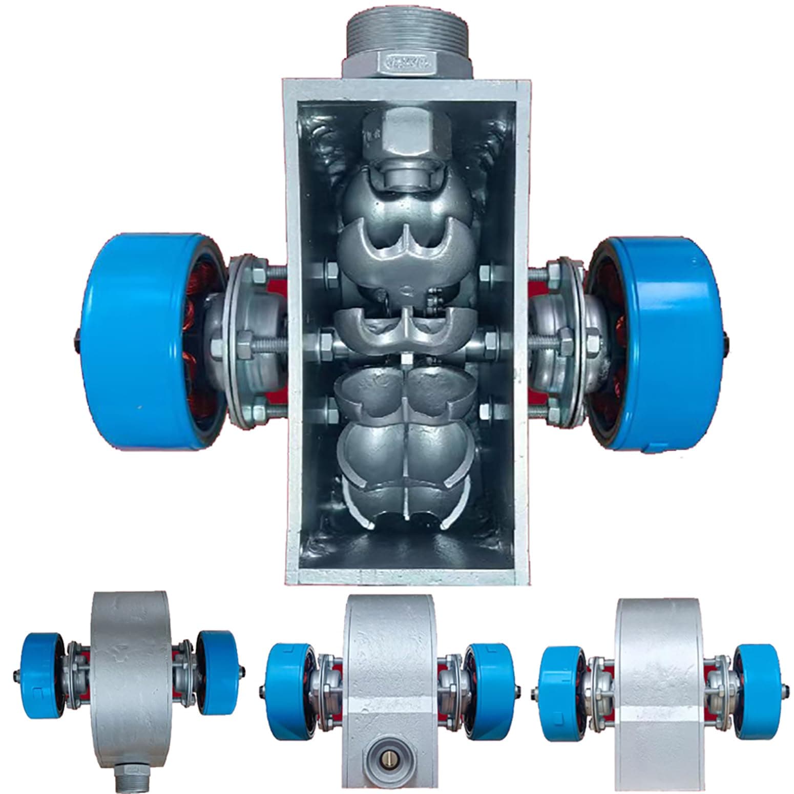 2000W Horizontal Hydroelectric Generator 220V Portable Water Turbine Generator, Aluminum Alloy Shell, High Power Hydroelectric Generator for Home Outdoor Camping,2000w,220V