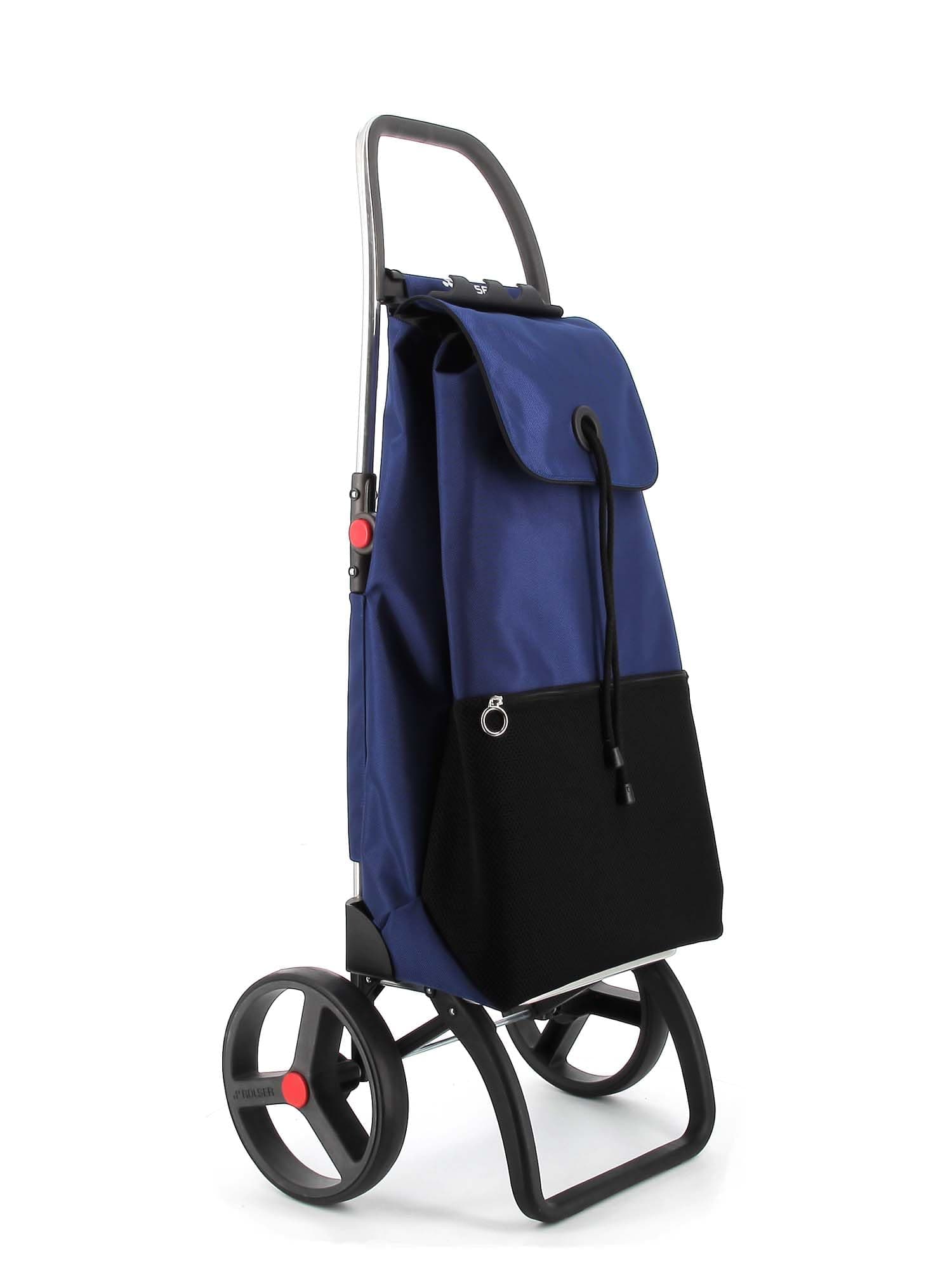 I-Max Urban MF 2 Big Wheel Foldable Shopping Trolley - Klein