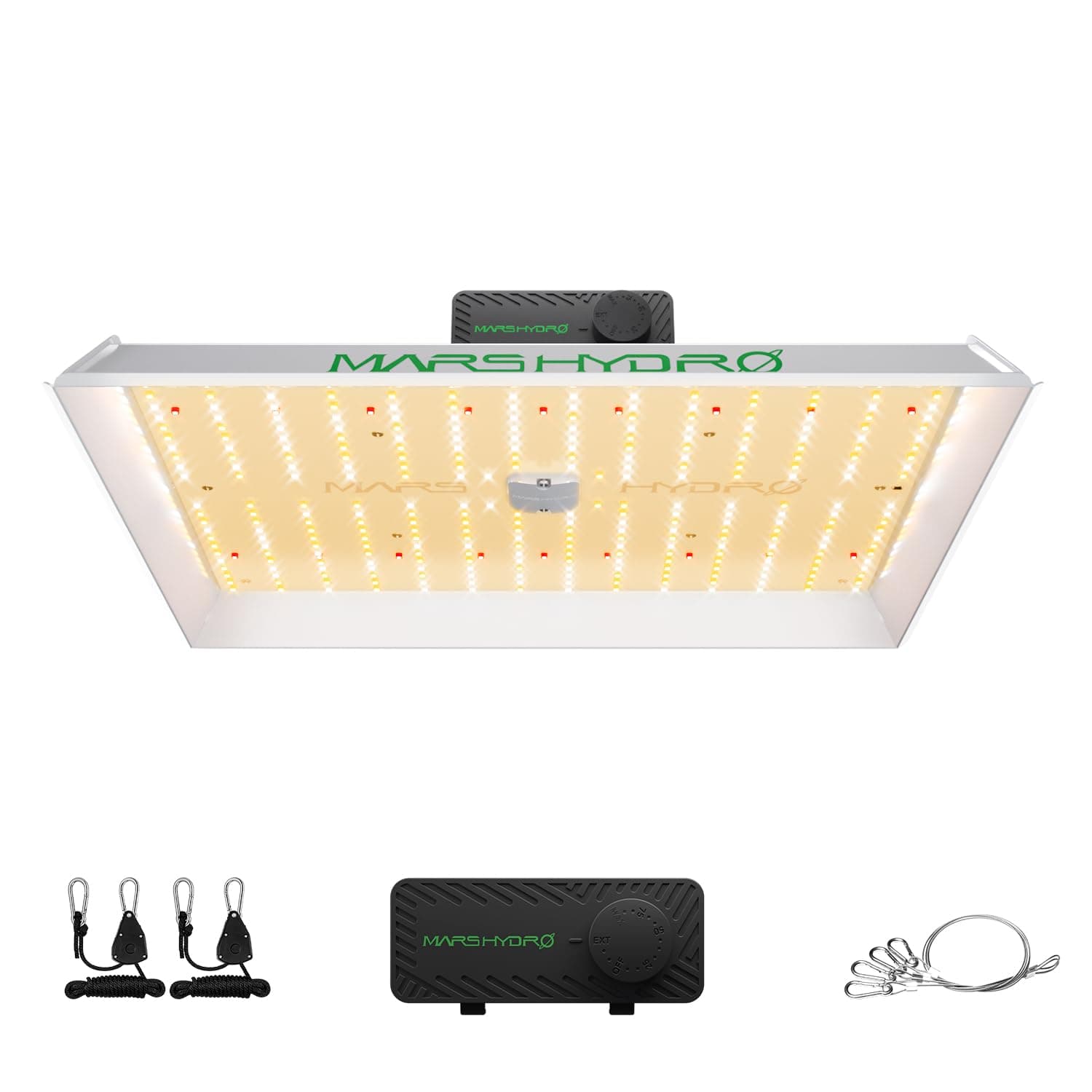 MARS HYDRO TS1000 150W LED Grow Light for Indoor Plants, with Patented Reflector, 5 Levels Dimmable Lights Daisy Chain Full Spectrum Growing Lamps for Seedlings Veg Bloom in 2x2/3x3 Grow Tent