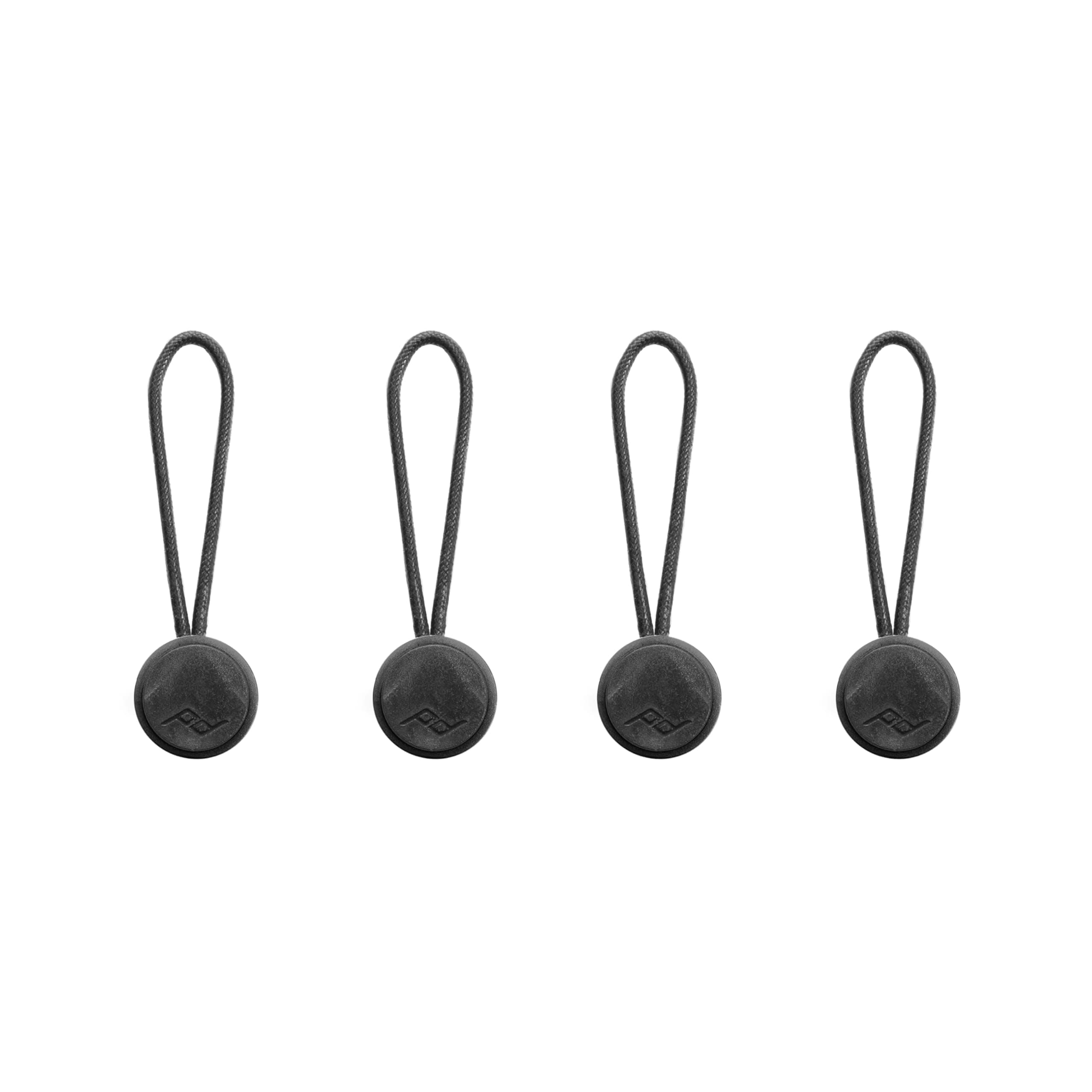 Peak Design Anchor Connectors, Black 4-Pk, Attachments Fit Any Camera Strap, Low Profile, Super Quick and Secure Connections, Easily Attach to Cameras, Binoculars and More, 90 kg Capacity