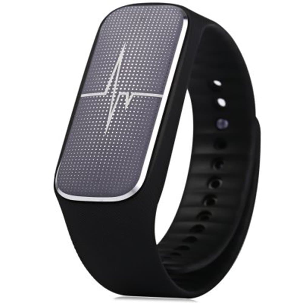 37 Degree L18 Smart Bluetooth Wristband Fitness Watch Mood Condition Breathe Heart Rate Blood Pressure Monitor Sleep Sports Tracker (Black)