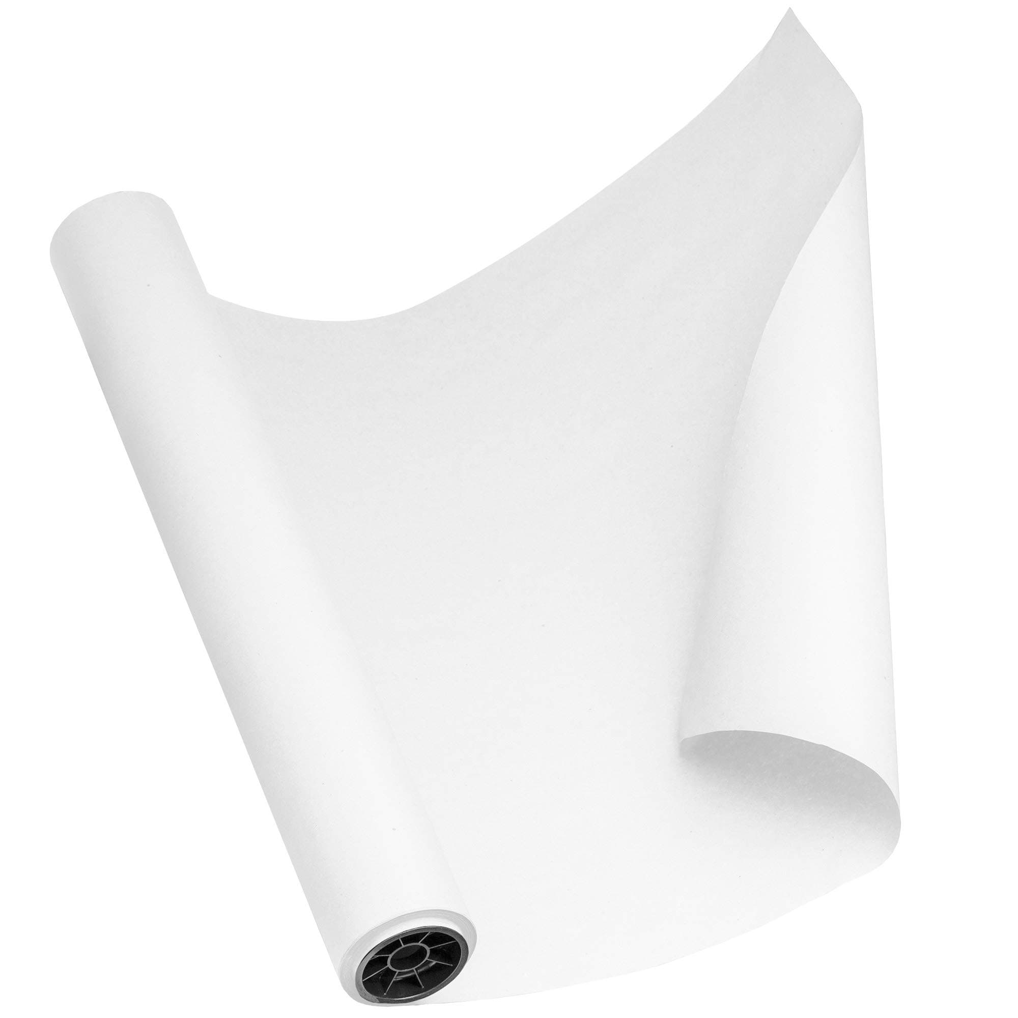 DIY CREW White Kraft Paper Roll - 30 Inch x 150 Feet - USA Made - Recycled Material - Wrapping Paper - Ideal for Packing, Shipping, Packaging, Bulletin Board, Arts & Crafts, Banner, Table Covering