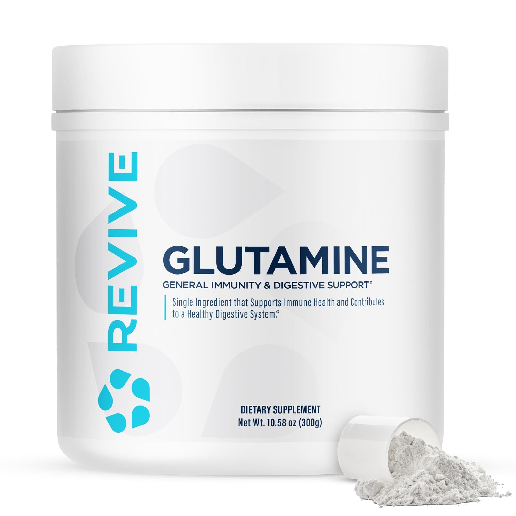 REVIVE Gut L-Glutamine Powder MD - Muscle Recovery & Immune System Booster for Adults - Promotes Digestive Health & Reduces Muscle Soreness - Immunity & Digestion Vegan Pure L Glutamine Supplement