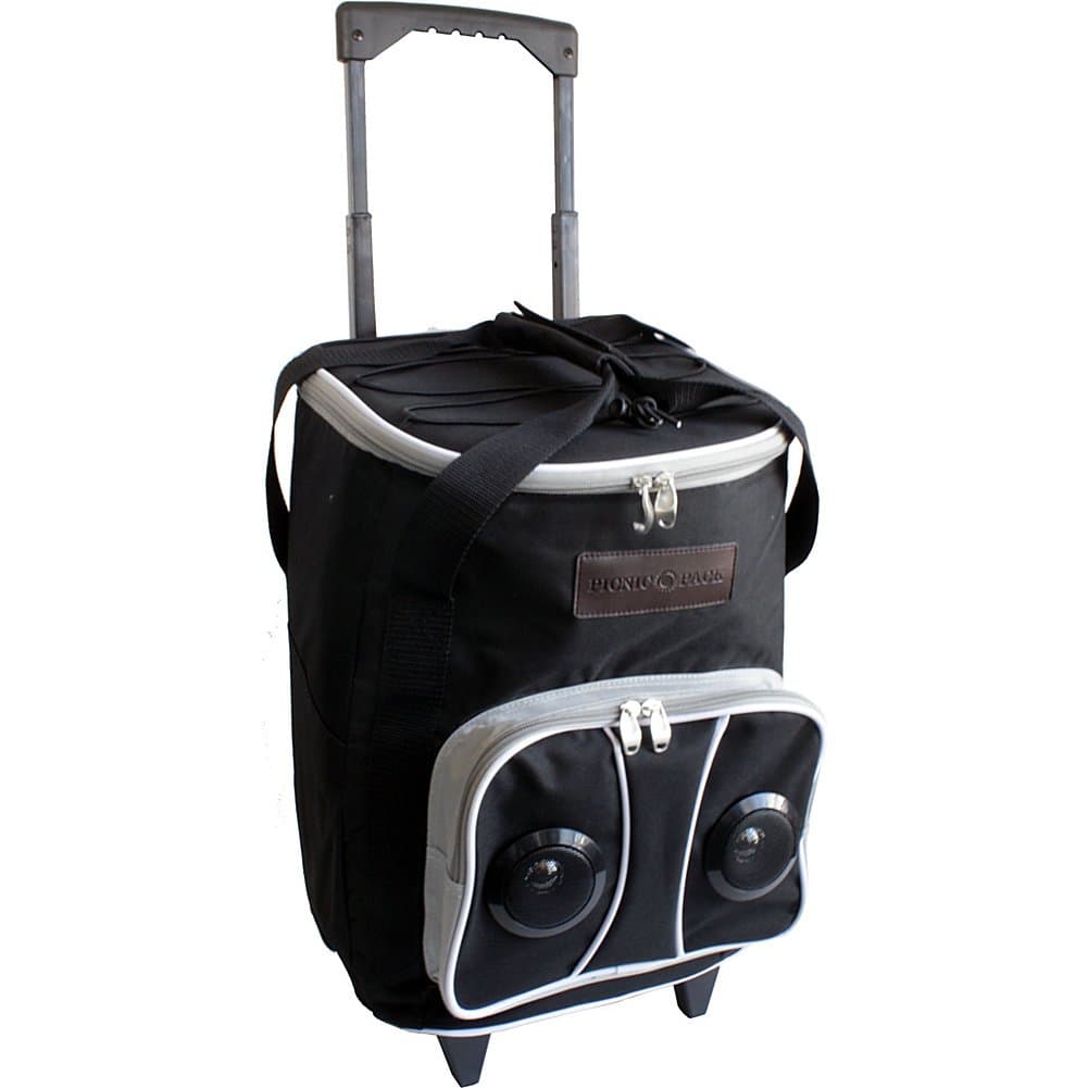 Picnic Pack Cooler Cart with Wireless Speaker