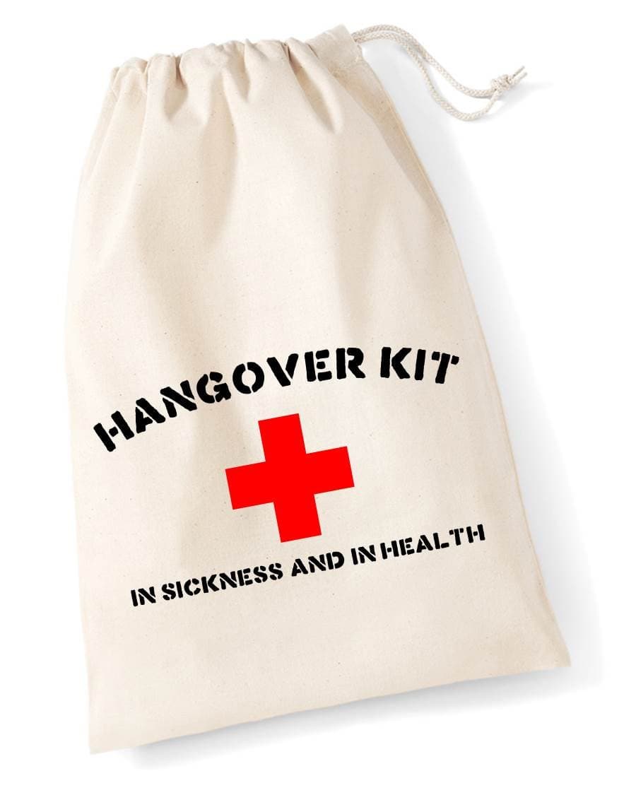 HANGOVER KIT Drawstring Bag (30x25cm) Multipack