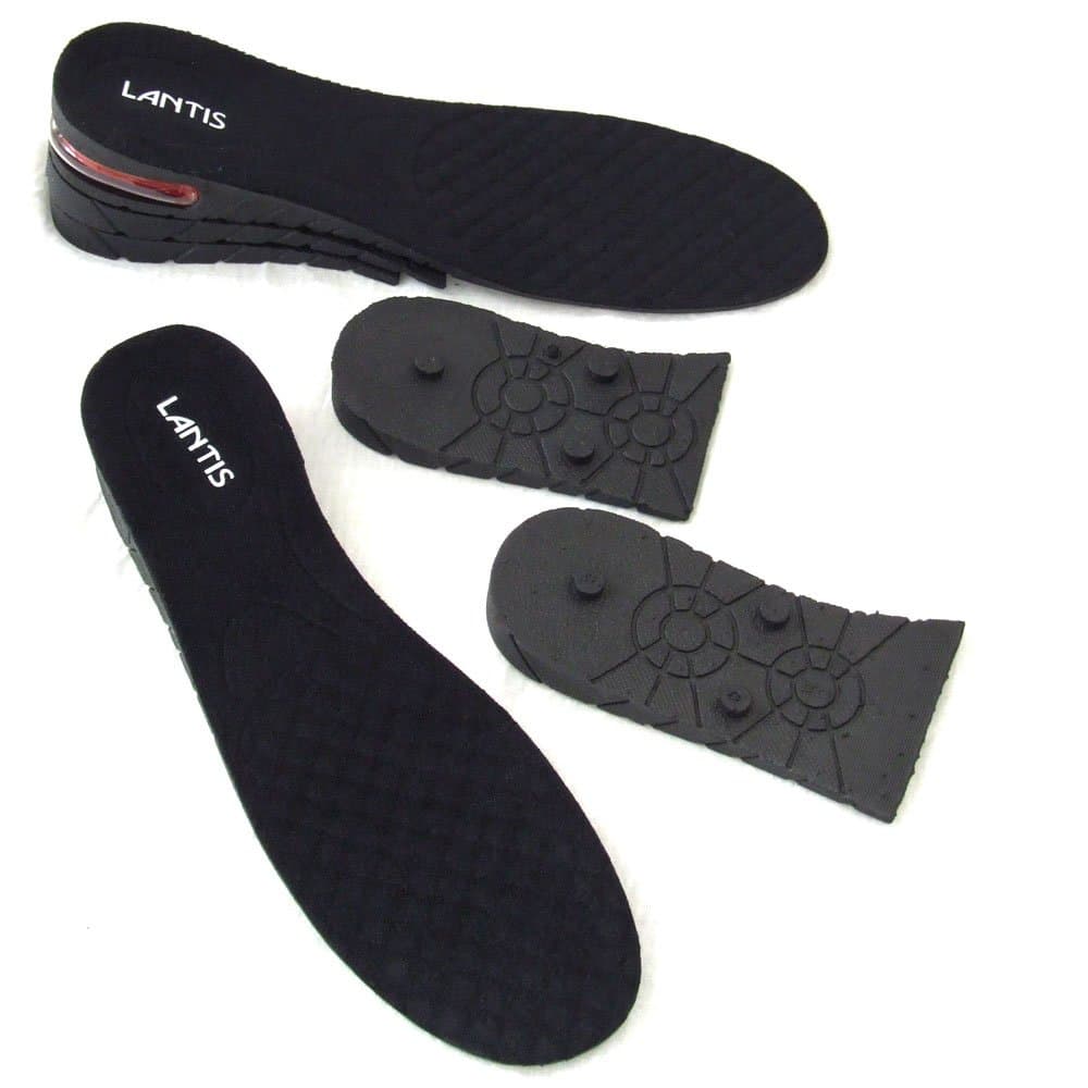 Height Increase Shoes Pad Comfortable Air Cushion Insole 3layer Easy Inserts Lift *Approx.1.2 to 2.8in
