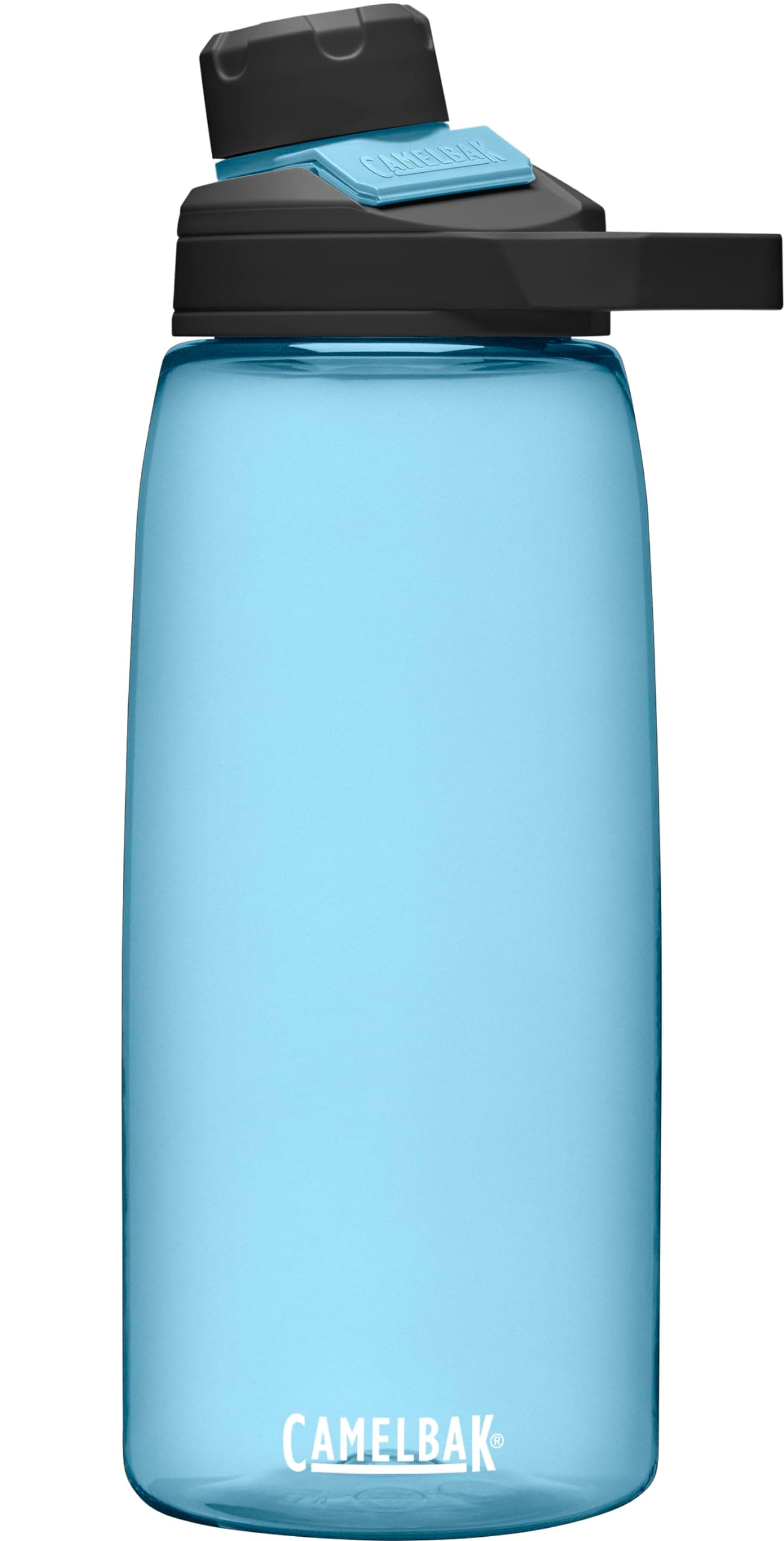 Chute Mag BPA Free Water Bottle with Tritan Renew - Magnetic Cap Stows While Drinking, 32oz, True Blue