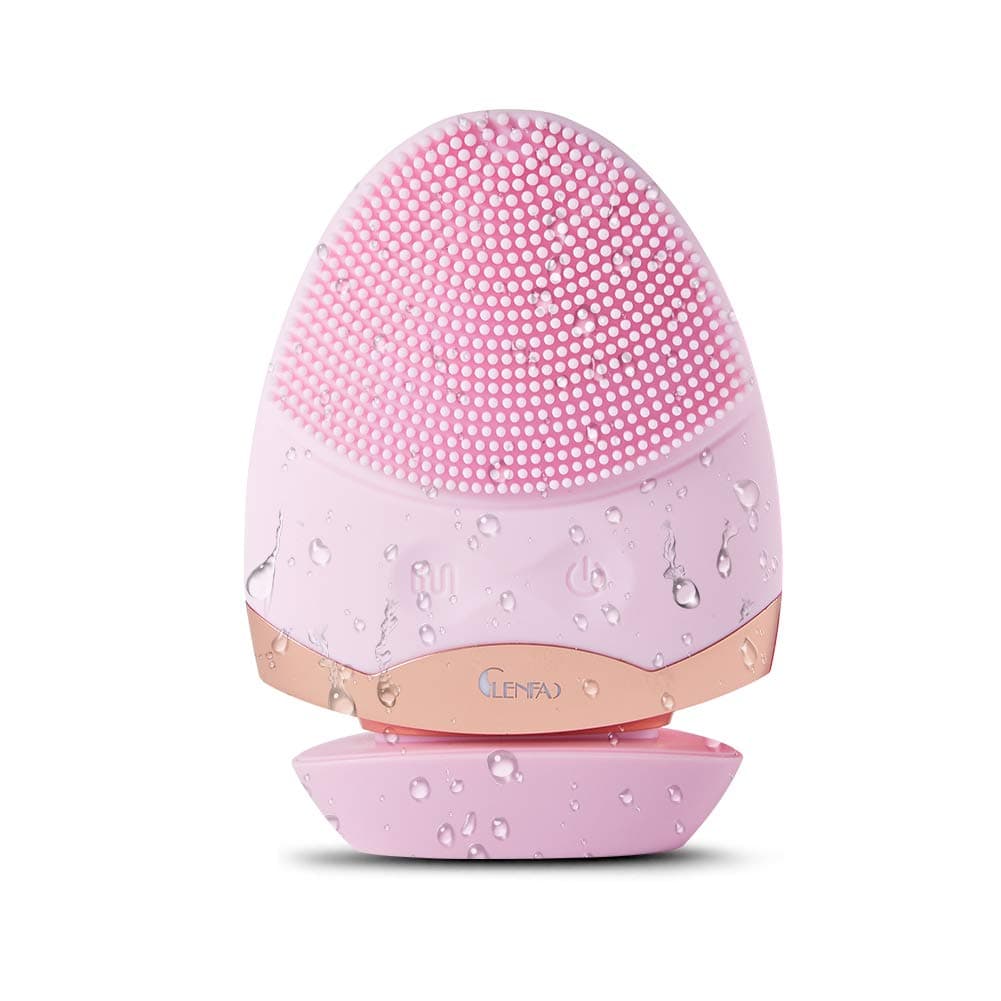 Msestp Sonic Facia Cleansing Brush - Gentle Exfoliating and Sonic Face Brushes - Electric Cleanser Brush Silicone for Deep Cleaning, Removing Blackhead and Massage