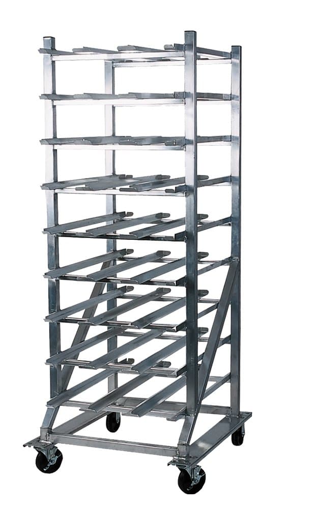 Winholt CR-162M Self-Feeding 162 10 Lb. Can Capacity Mobile Can Rack