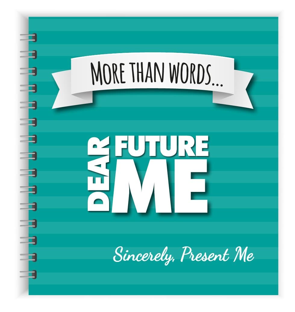 Dear Future Me - Journal Notebook & Scrapbook - Letters to My Future Self - Life Planner - Paste Photos & Stickers - Remember Forever Memory Book