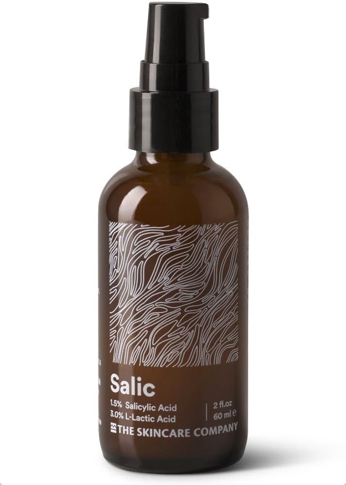 SALIC - Ingrown Hair, Razor Burn & Bump Moisturizing Serum with 3% Lactic Acid 1.5% Salicylic Acid & Green Tea Extract - Alcohol-free & Non-drying - 2 oz