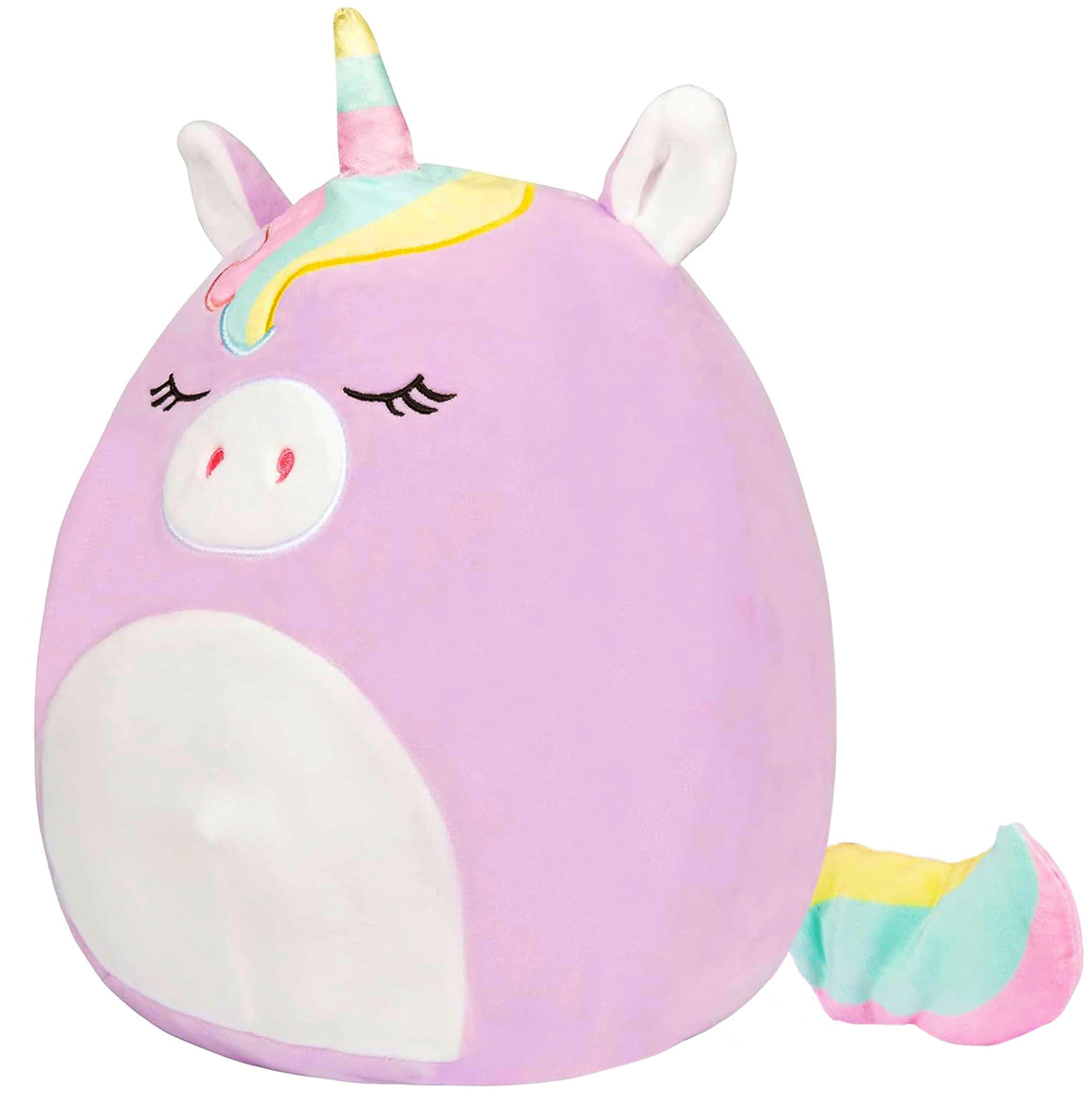 Squishmallows Large 16" Silvia The Purple Unicorn - Official Kellytoy Plush - Soft And Squishy Unicorn Stuffed Animal Toy - Great Gift For Kids