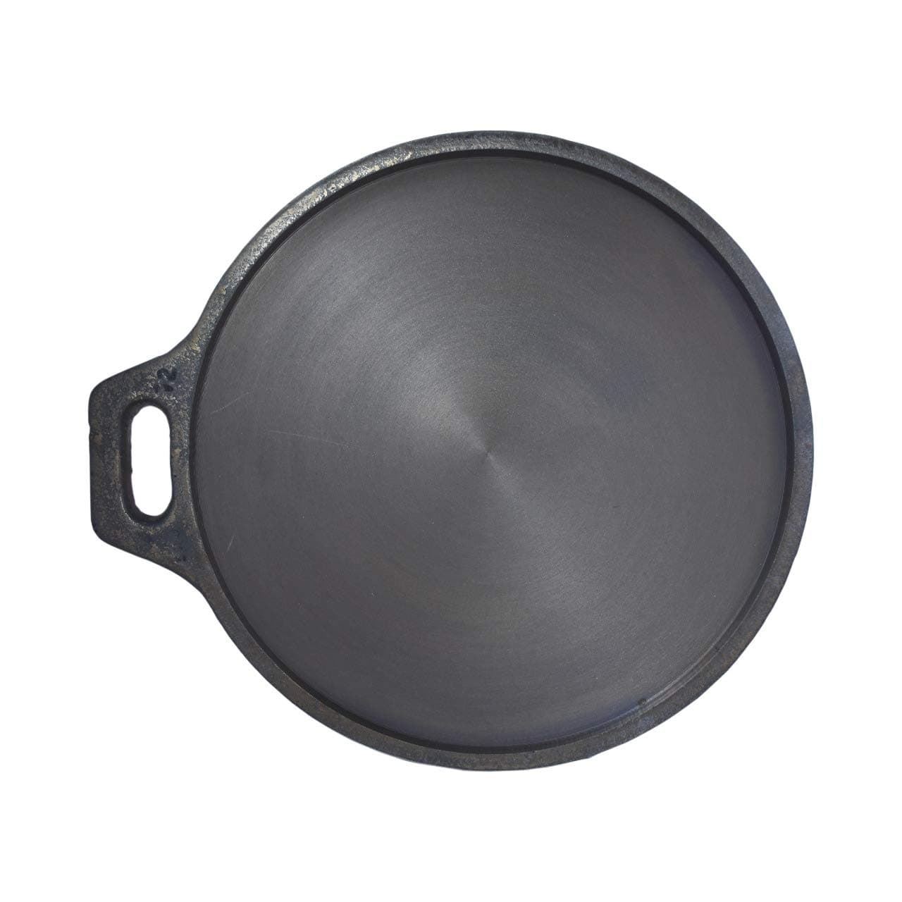 Naksha Induction Base Cast Iron Tawa, 10 Inches, Black