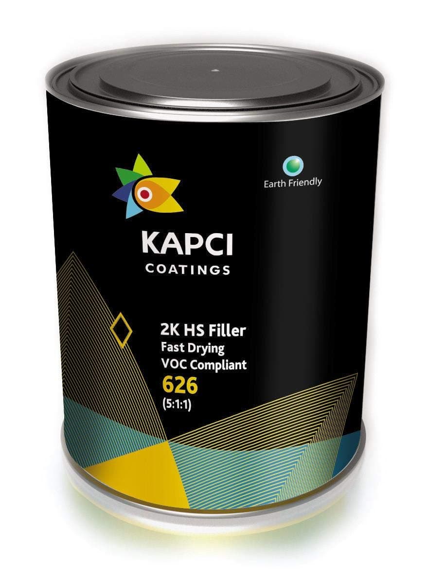 Kapci FLK626/3BKE 626 2K HB Fast Dry Primer VOC Compliant , Black c/w Hardener