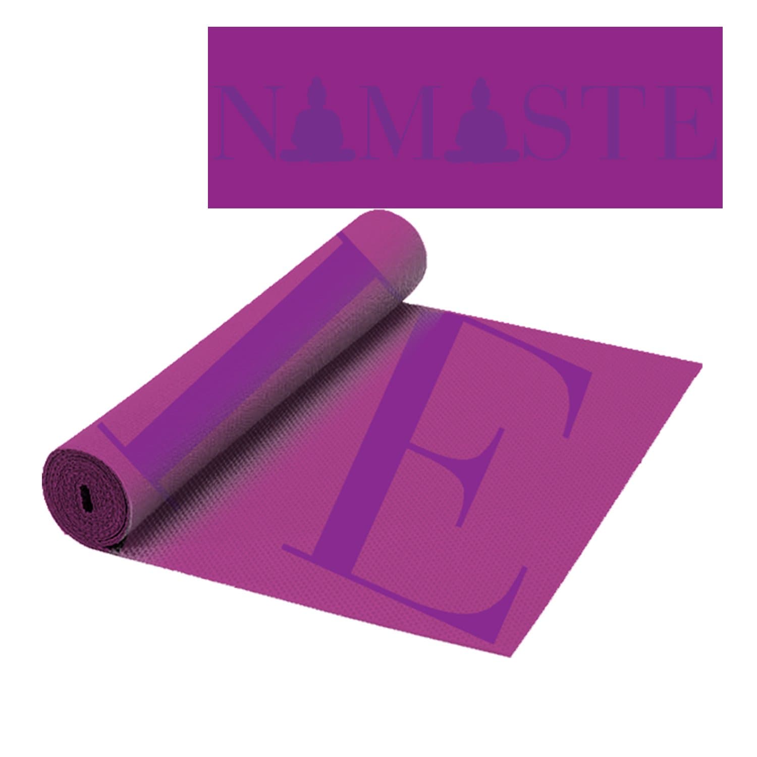 The Macbeth Collection Fashion Yoga Mats - 5MM Thickness - Namaste