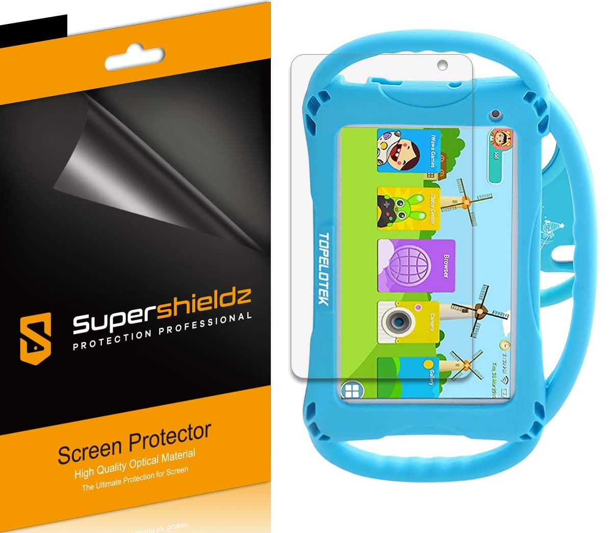 Supershieldz (3 Pack) Designed for Topelotek Kids Tablet 7 inch (KIDS709) Screen Protector, Anti Glare and Anti Fingerprint (Matte) Shield